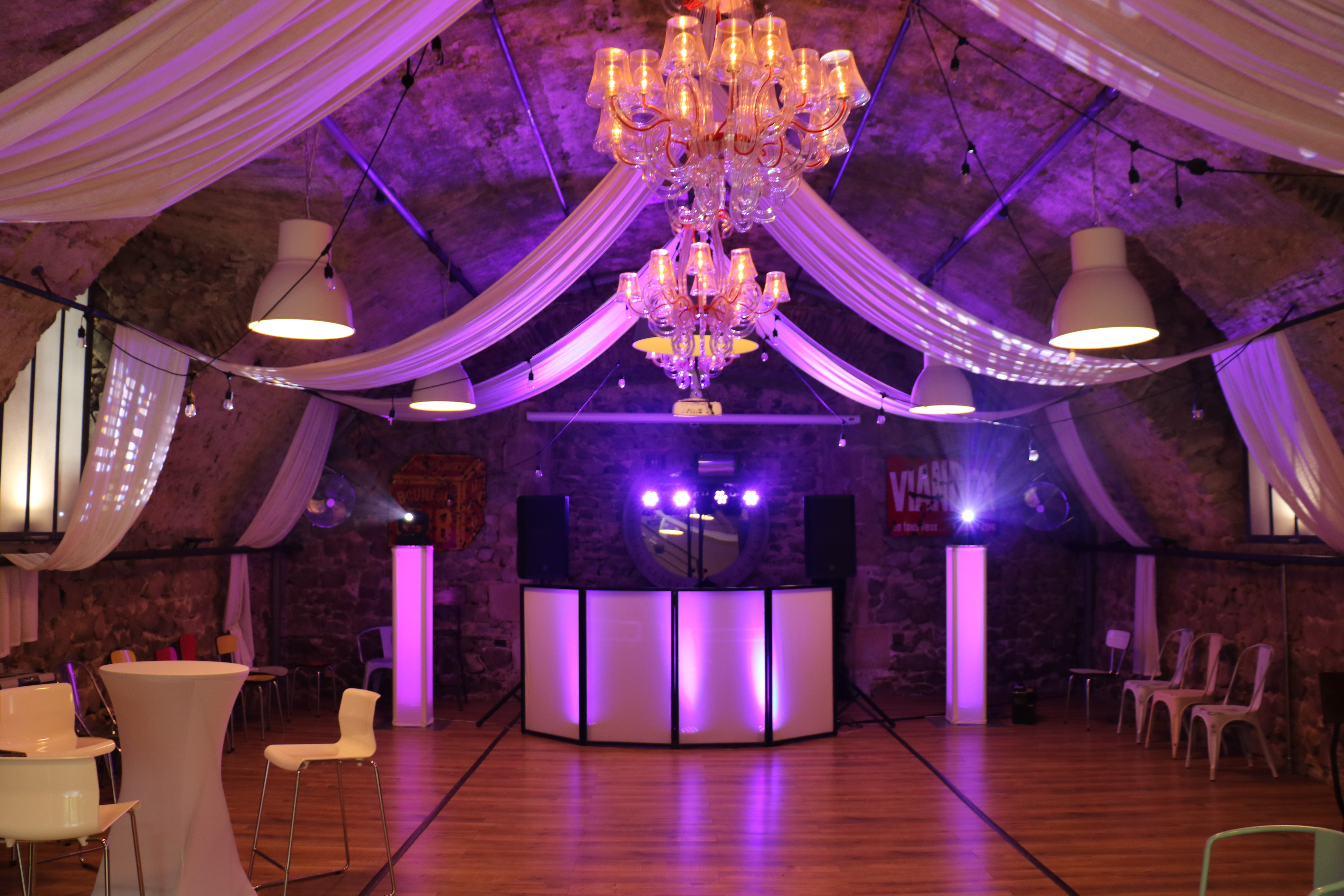 Installation dj mariage Château de bois rigaud Ussel