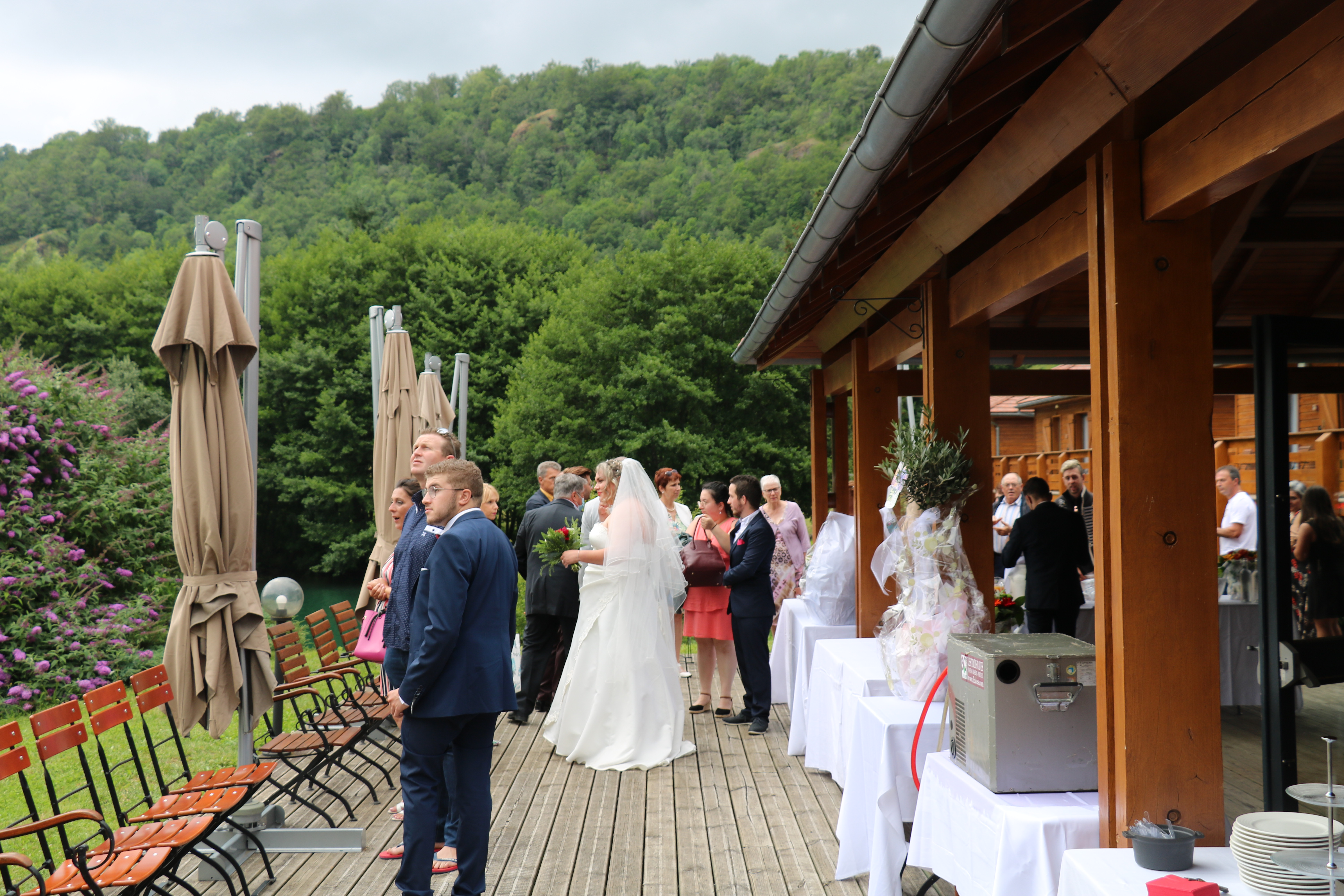 Vin d'honneur au lac des graves