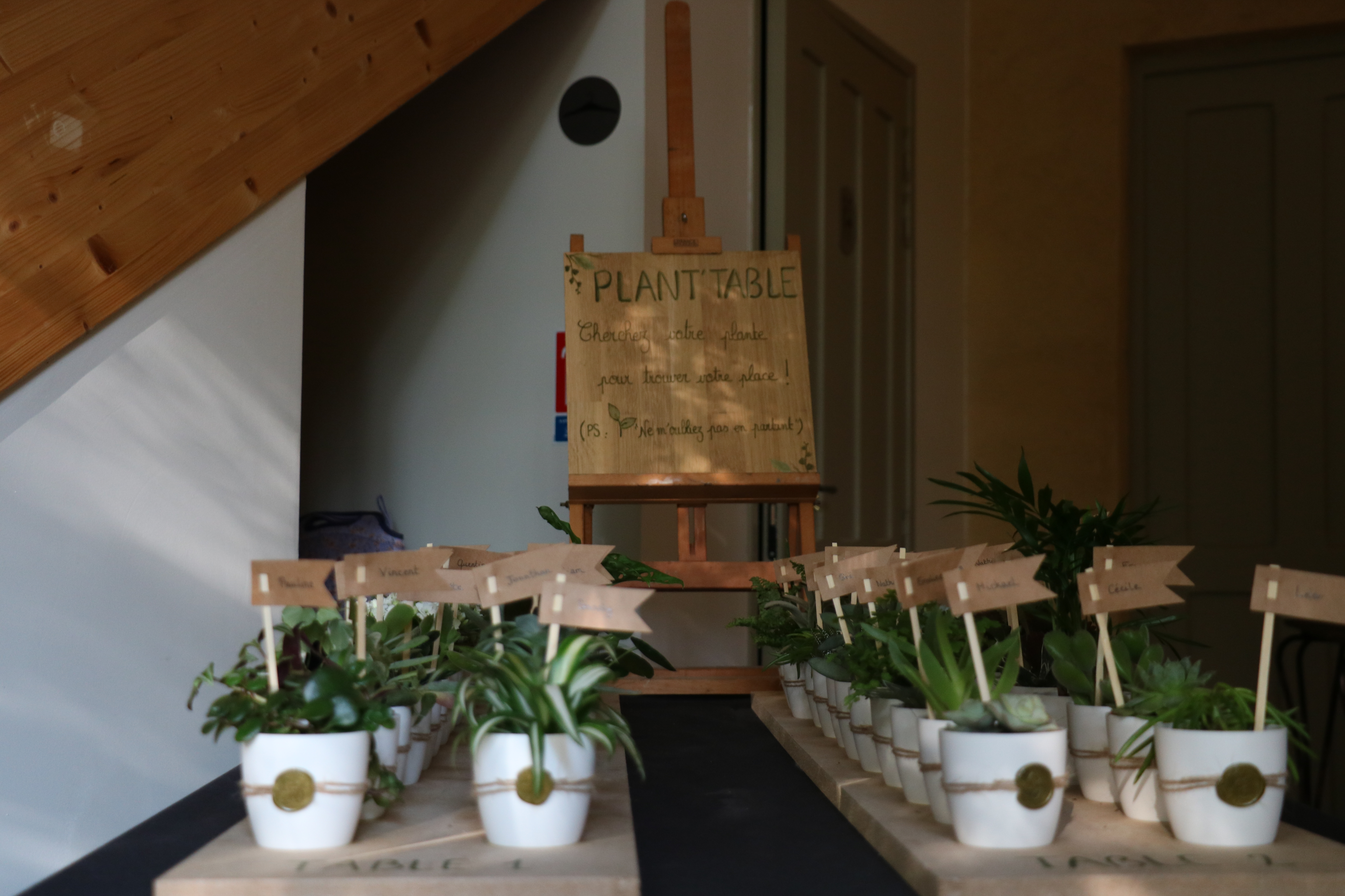 Plan de table Mariage Auvergne