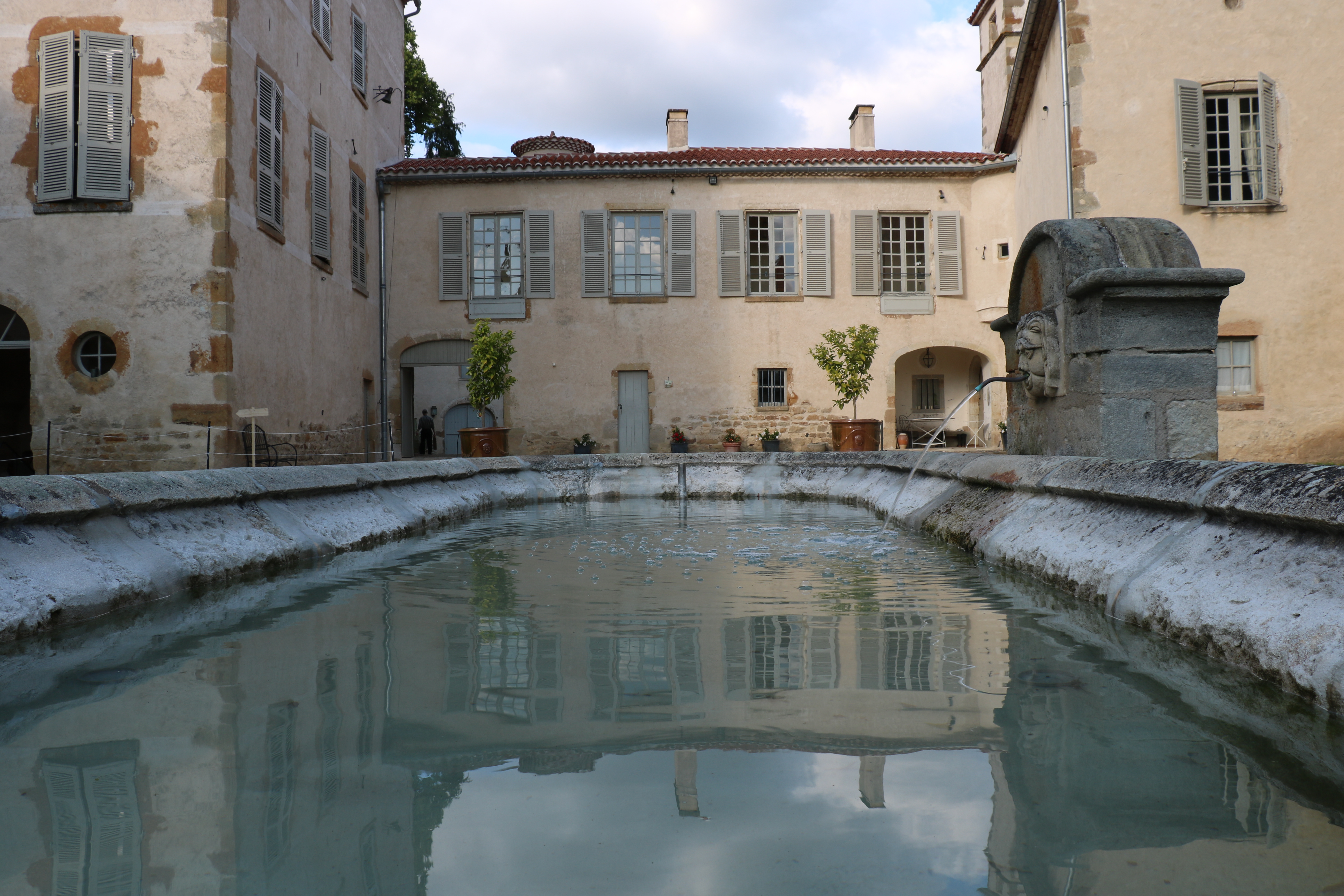 Extérieur du Chateau de Montleury à Laps
