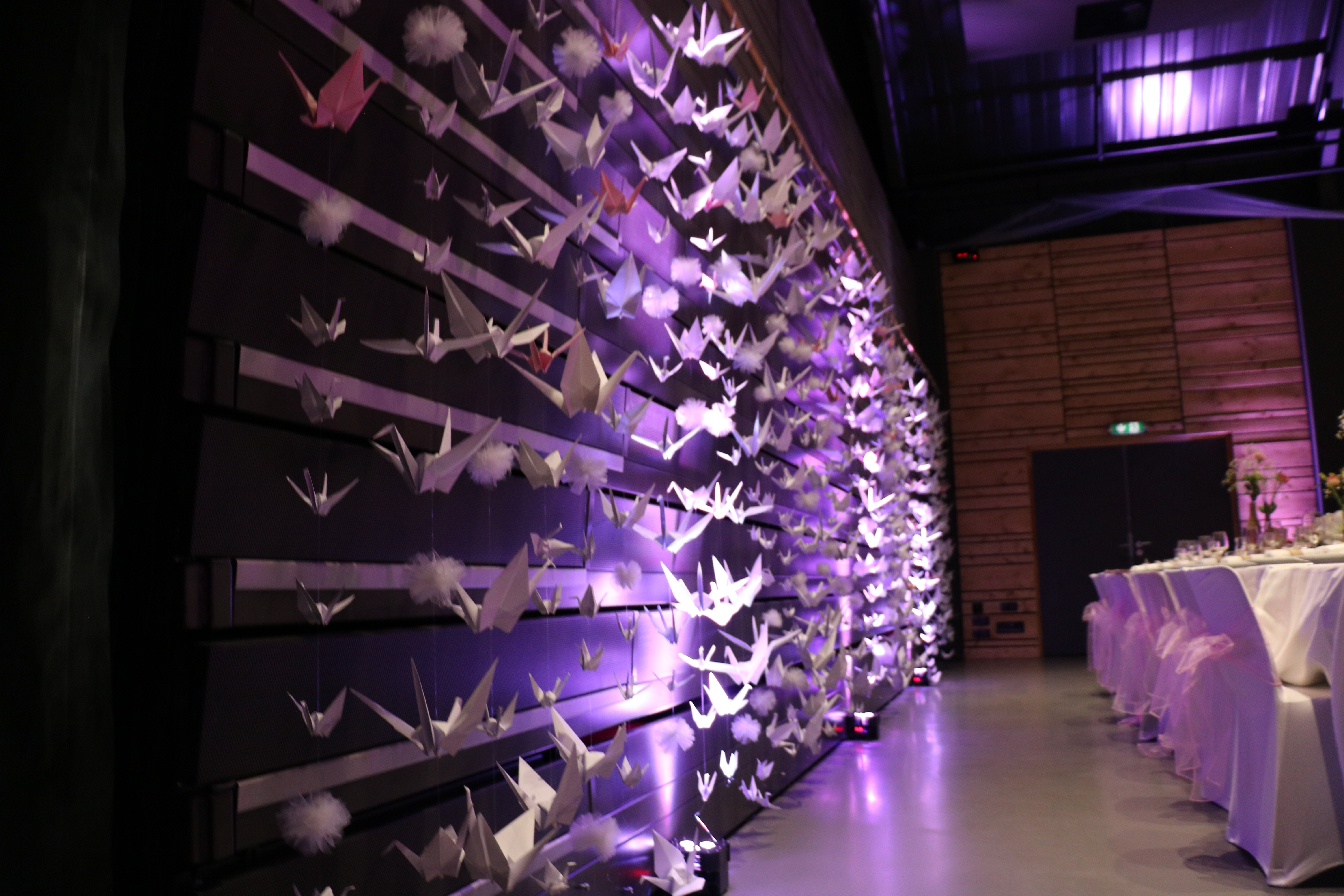 Eclairage architectural decoration de salle